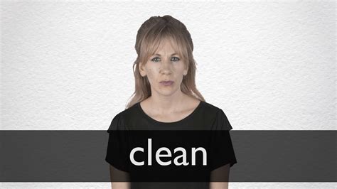 how to pronounce clean|clean pronunciation meaning.